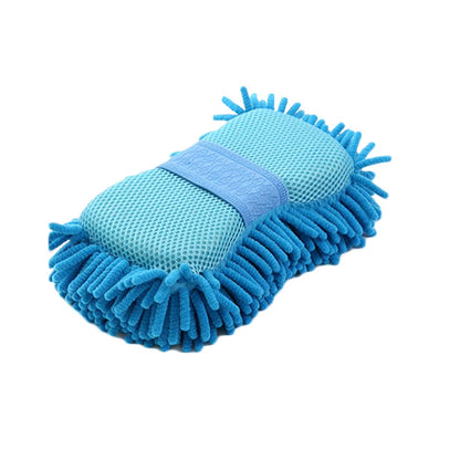 Microfiber Chenille Car Wash Sponge and Brush Set - Premium Auto Cleaning Accessories