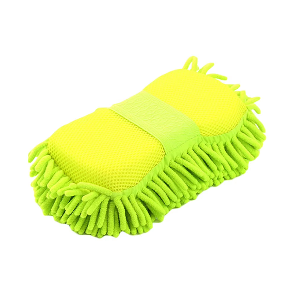 Microfiber Chenille Car Wash Sponge and Brush Set - Premium Auto Cleaning Accessories