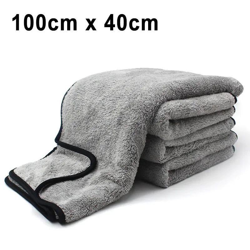 SEAMETAL 50x120 cm Ultra-Soft Microfiber Car Cleaning Towel - Upgraded Super Absorbent Scratch-Free Drying Cloth